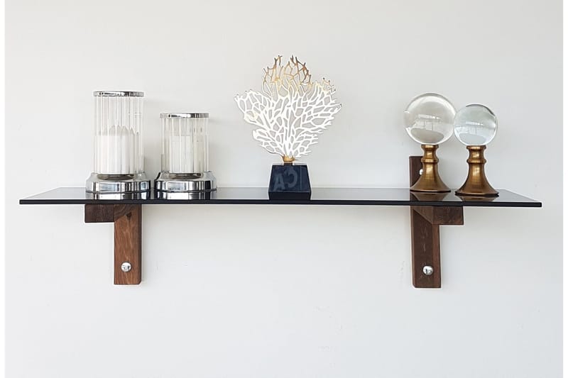 Michaelchristop Vägghylla 85 cm - Valnöt - Förvaring - Köksförvaring - Kökshylla