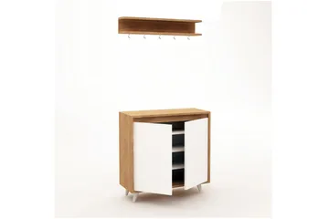 Mod Design Skänk/Hatthylla - Trä/Vit - Möbler - Hall & entré - Möbelset för hall & entré