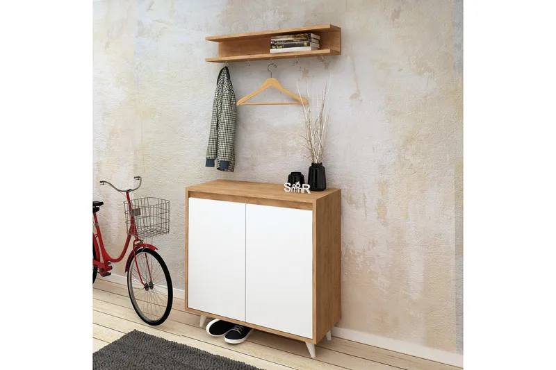 Mod Design Skänk/Hatthylla, Trä/Vit