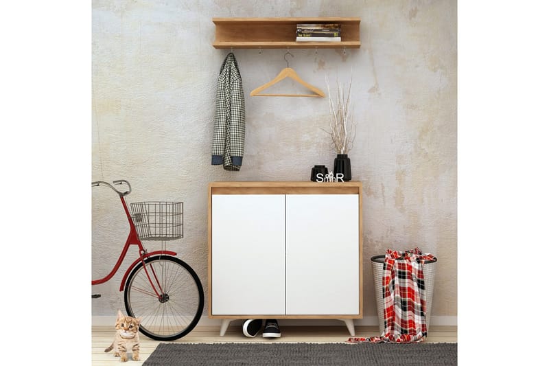 Mod Design Skänk/Hatthylla - Trä/Vit - Möbler - Hall & entré - Möbelset för hall & entré