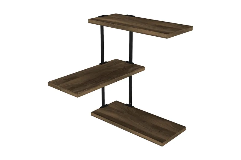 Mohed Vägghylla 45 cm - Brun/Svart - Förvaring - Köksförvaring - Kökshylla