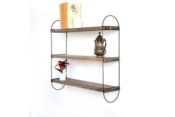 Nealhouse Vägghylla 60 cm - Valnöt/Svart - Förvaring - Köksförvaring - Kökshylla