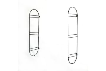 Nealhouse Vägghylla 60 cm - Valnöt/Svart - Förvaring - Köksförvaring - Kökshylla