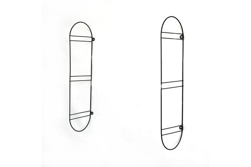 Nealhouse Vägghylla 60 cm - Valnöt/Svart - Förvaring - Köksförvaring - Kökshylla