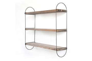 Nealhouse Vägghylla 60 cm - Valnöt/Svart - Förvaring - Köksförvaring - Kökshylla