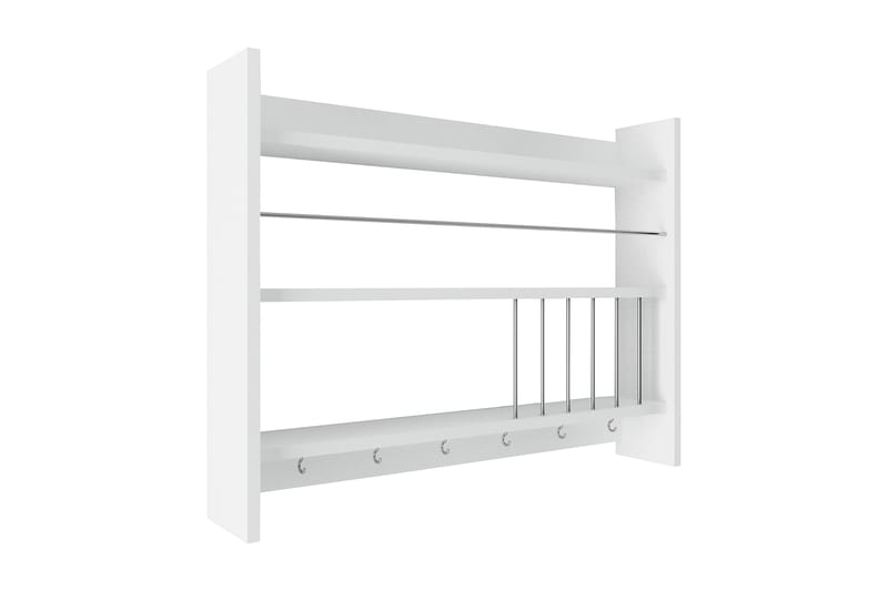 NOWINKI Kryddhylla 85x15 cm Vit - Förvaring - Köksförvaring - Kökshylla