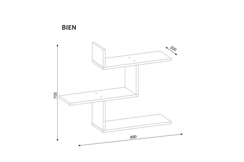 OBINE Vägghylla Trä - Trä - Förvaring - Köksförvaring - Kökshylla