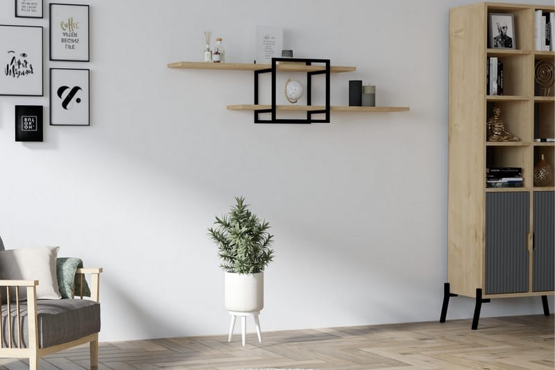 OBURUS Vägghylla 120x30 cm Blå - Förvaring - Köksförvaring - Kökshylla