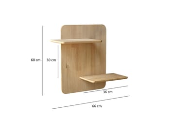 Pictou Vägghylla 66 cm - Ek - Förvaring - Köksförvaring - Kökshylla