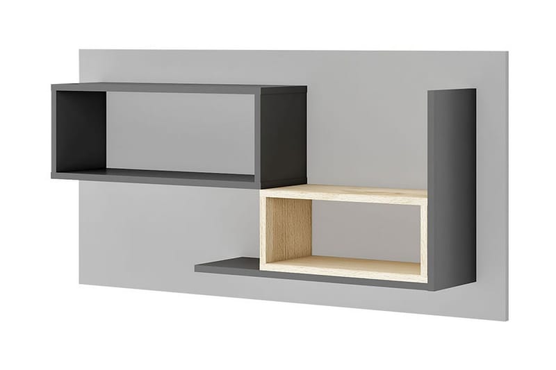 POK Vägghylla 120x22x60 cm - Grå/Vit - Förvaring - Köksförvaring - Kökshylla