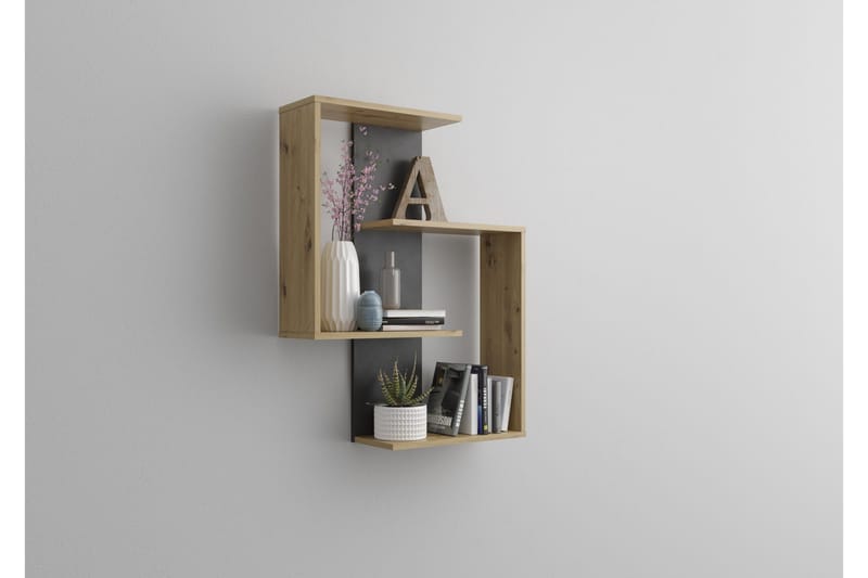 Prabhat Vägghylla 44 cm - Brun - Förvaring - Köksförvaring - Kökshylla