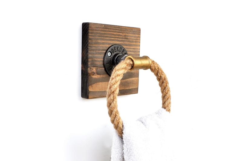 Pukkuri Förvaringsmöbel 14 cm - Brun - Möbler - Tillbehör & accessoarer - Badrumstillbehör - Handdukshängare