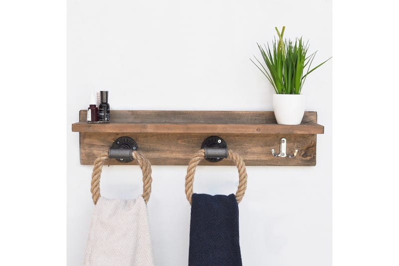 Pukkuri Förvaringsmöbel 60 cm - Brun - Förvaring - Sko- & klädförvaring - Klädhängare - Klädkrok