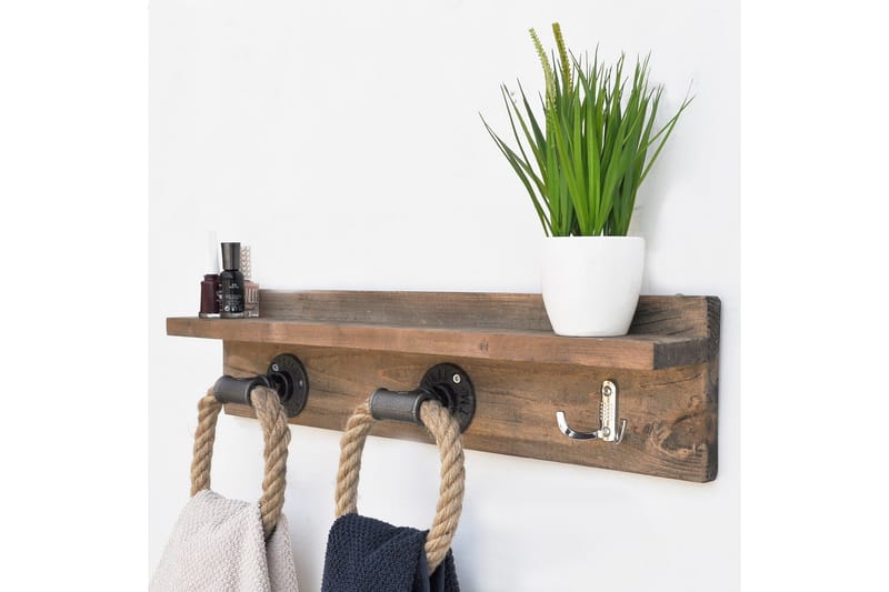 Pukkuri Förvaringsmöbel 60 cm - Brun - Förvaring - Sko- & klädförvaring - Klädhängare - Klädkrok