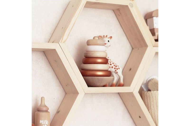 Pukkuri Vägghylla 36 cm - Brun - Förvaring - Köksförvaring - Kökshylla