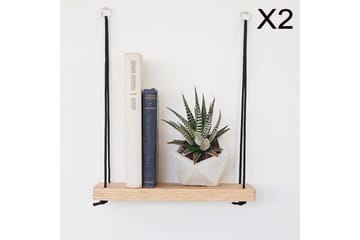 Pukkuri Vägghylla 40 cm - Brun - Förvaring - Köksförvaring - Kökshylla