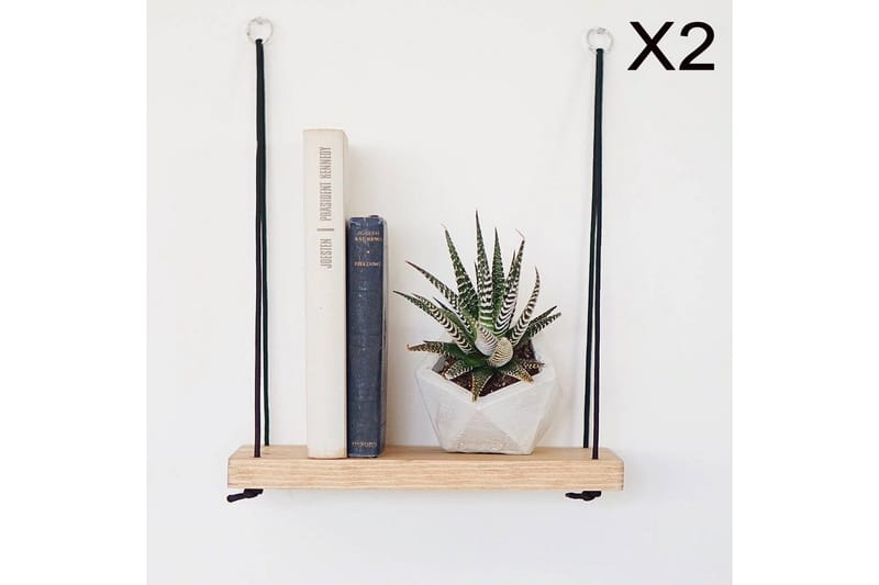 Pukkuri Vägghylla 40 cm - Brun - Förvaring - Köksförvaring - Kökshylla