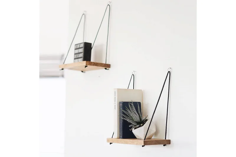 Pukkuri Vägghylla 40 cm - Brun - Förvaring - Köksförvaring - Kökshylla