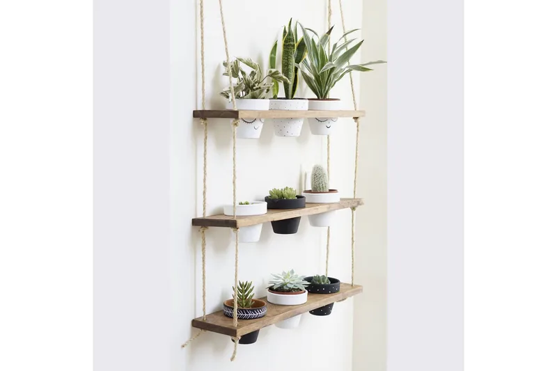 Pukkuri Vägghylla 60 cm - Brun - Förvaring - Köksförvaring - Kökshylla