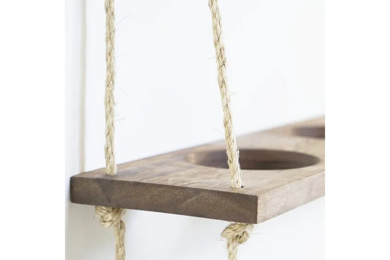 Pukkuri Vägghylla 60 cm - Brun - Förvaring - Köksförvaring - Kökshylla