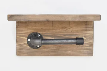 Pukkuri Pappershållare 30 cm - Brun/Svart - Möbler - Tillbehör & accessoarer - Badrumstillbehör - Toalettpappershållare
