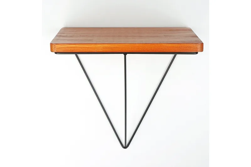 Pukkuri Pappershållare med Hylla 33 cm - Brun/Svart - Förvaring - Köksförvaring - Kökshylla