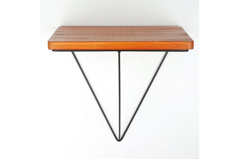 Pukkuri Pappershållare med Hylla 33 cm - Brun/Svart - Förvaring - Köksförvaring - Kökshylla