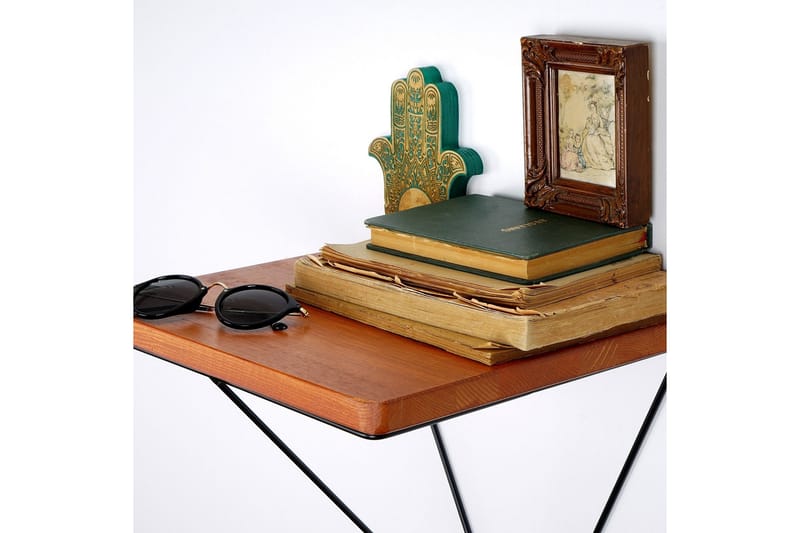 Pukkuri Pappershållare med Hylla 33 cm - Brun/Svart - Förvaring - Köksförvaring - Kökshylla