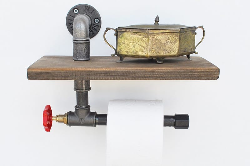 Pukkuri Pappershållare 31 cm - Brun/Svart - Kök & hushåll - Matlagning & bakning - Köksredskap & kökstillbehör - Övriga köksredskap