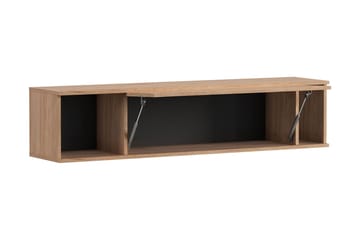 Querty Vägghylla 135x30x30 cm - Svart - Förvaring - Köksförvaring - Kökshylla