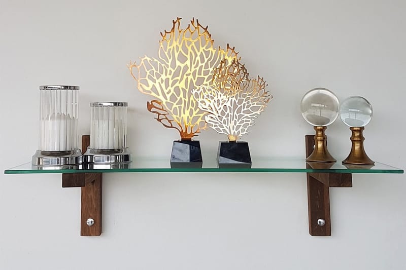 Quezad Vägghylla 85 cm - Valnöt - Förvaring - Köksförvaring - Kökshylla