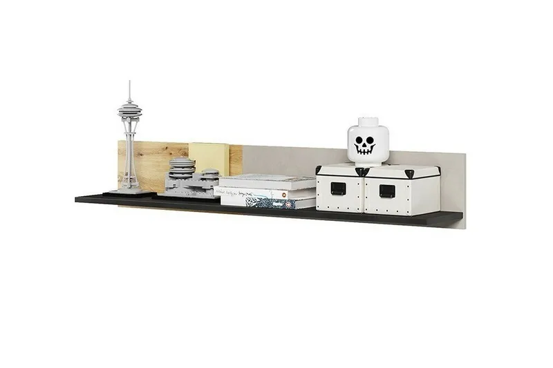 Rathmore Vägghylla 115x22 cm Black - Förvaring - Köksförvaring - Kökshylla