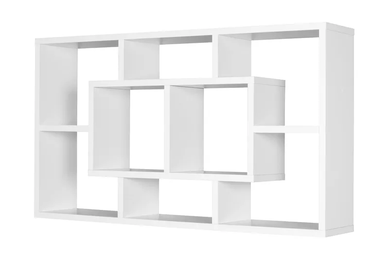 Rhosgoch Vägghylla, Vit