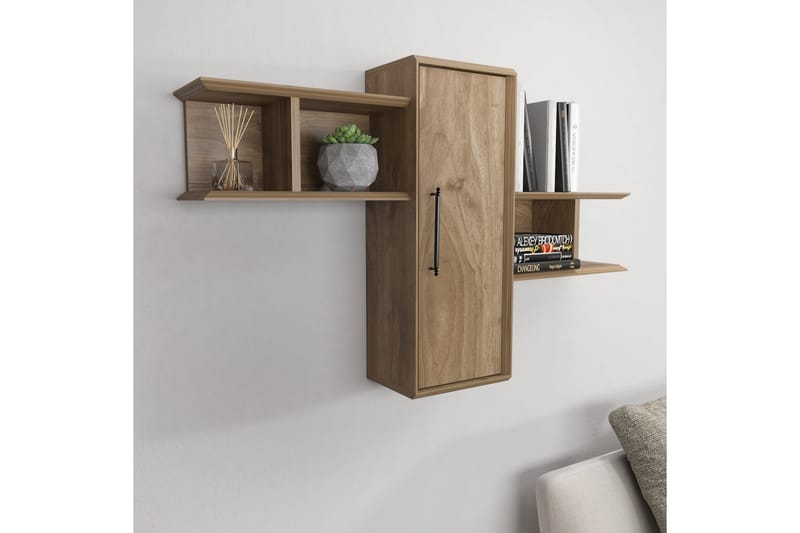 Rinorea Vägghylla 118,6x51,8 cm - Brun - Förvaring - Köksförvaring - Kökshylla