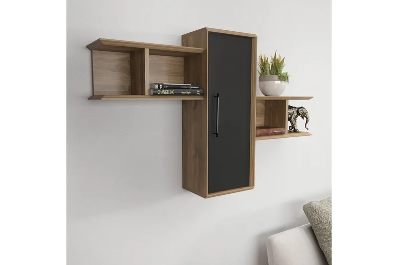 Rinorea Vägghylla 118,6x51,8 cm - Brun - Förvaring - Köksförvaring - Kökshylla