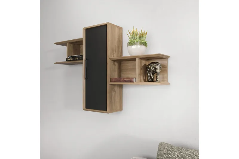 Rinorea Vägghylla 118,6x51,8 cm - Brun - Förvaring - Köksförvaring - Kökshylla