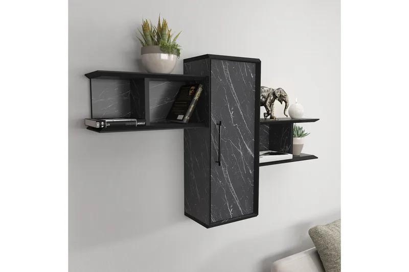 Rinorea Vägghylla 118,6x51,8 cm - Svart - Förvaring - Köksförvaring - Kökshylla