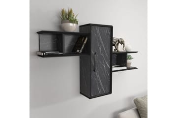 Rinorea Vägghylla 118,6x51,8 cm - Svart - Förvaring - Köksförvaring - Kökshylla