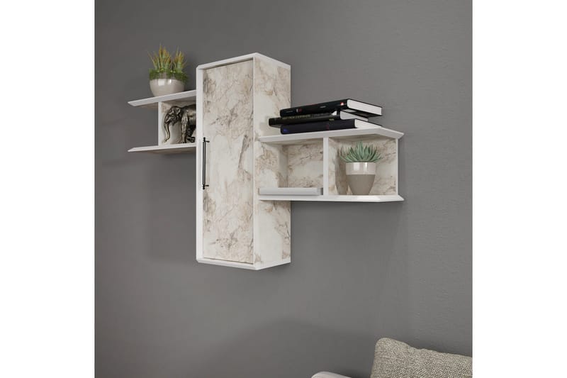 Rinorea Vägghylla 118,6x51,8 cm - Vit - Förvaring - Köksförvaring - Kökshylla