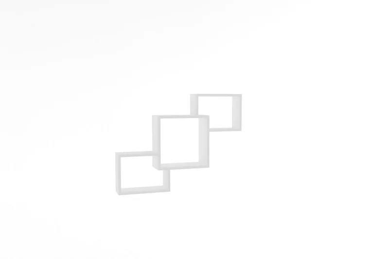 Rinorea Vägghylla 98x72 cm - Vit - Förvaring - Köksförvaring - Kökshylla