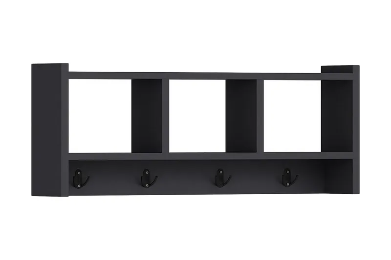 Rinorea Väggkrok 75,6x35 cm, Antracit