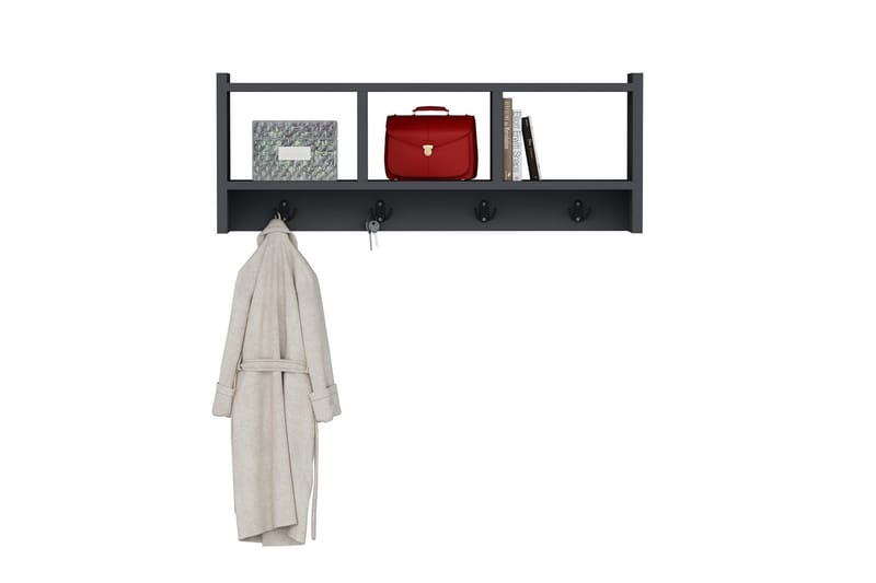 Rinorea Väggkrok 75,6x35 cm - Antracit - Förvaring - Köksförvaring - Kökshylla