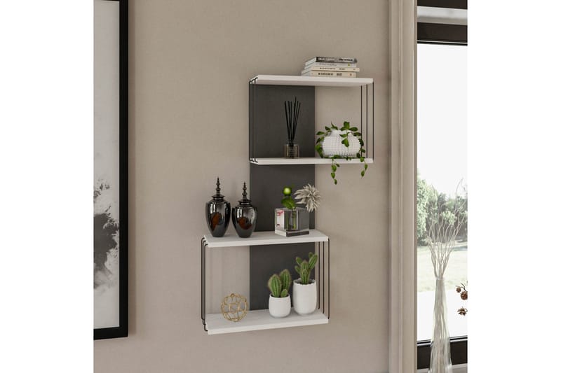 Riyana Vägghylla 62x18 cm - Vit - Förvaring - Köksförvaring - Kökshylla