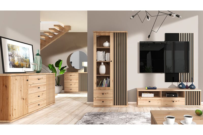 Rosehall Vägghylla 120x18 cm Black - Förvaring - Köksförvaring - Kökshylla