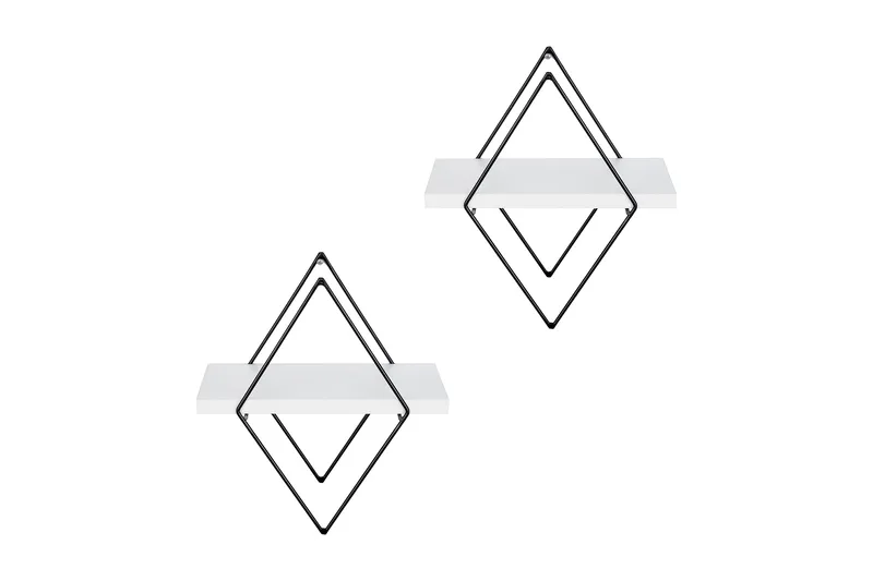 Sivrice Vägghylla 31x15 cm - Vit - Förvaring - Köksförvaring - Kökshylla