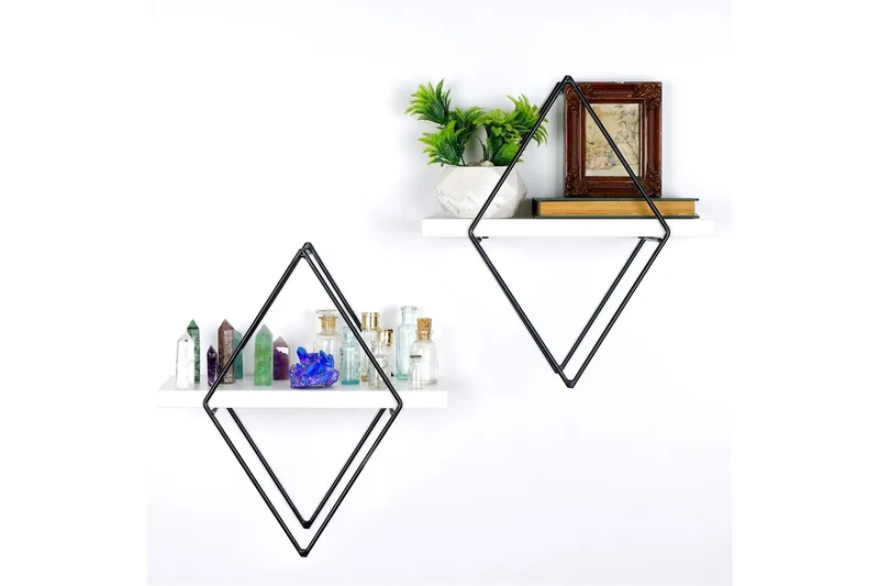 Sivrice Vägghylla 31x15 cm - Vit - Förvaring - Köksförvaring - Kökshylla