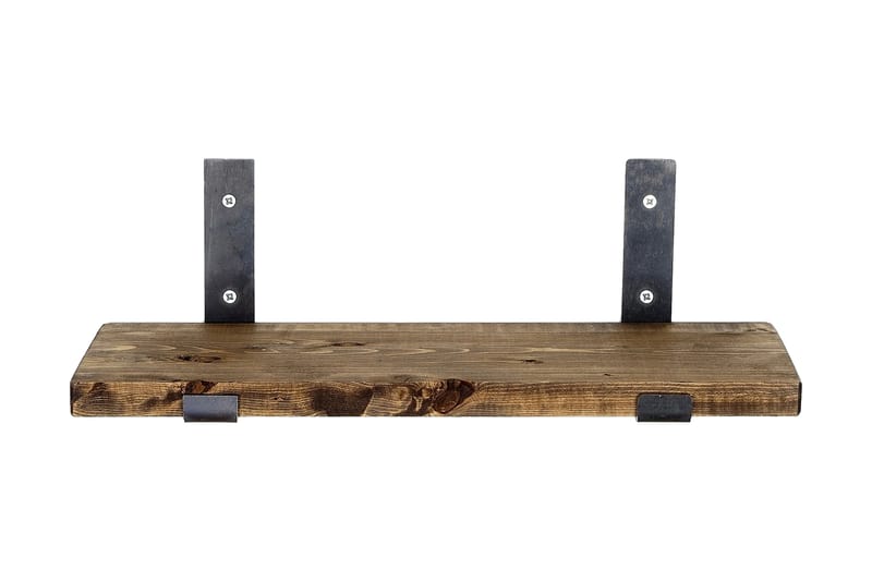 SOUTHCREST Vägghylla 40 cm Svart/Valnöt - Förvaring - Köksförvaring - Kökshylla