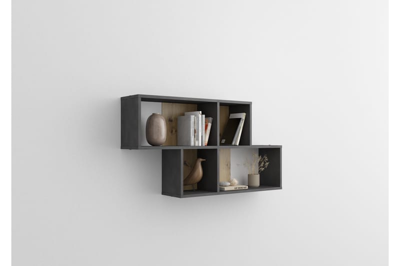 Stanthorne Vägghylla 100 cm - Brun/Vit - Förvaring - Köksförvaring - Kökshylla