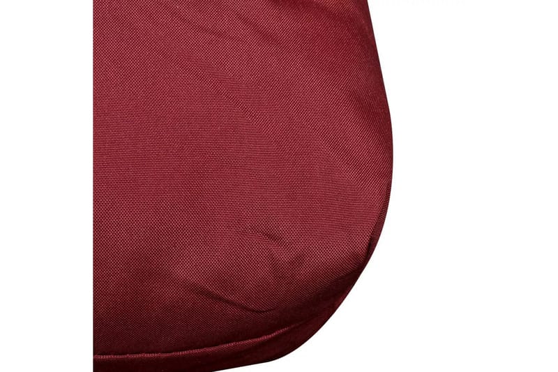 Stoppad sittkudde Vinröd 120x80x10 cm - Röd - Ryggdynor & sittdynor utemöbler