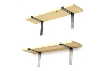 Straad Vägghylla 60 cm - Svart/Valnöt - Förvaring - Köksförvaring - Kökshylla